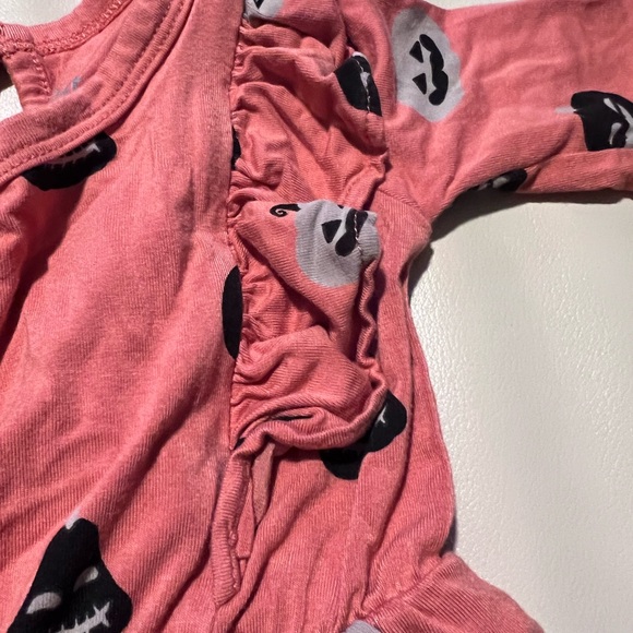 Kyte Baby Halloween Pumpkin Long Sleeve Bubble Romper 6-12 months - Picture 3 of 5